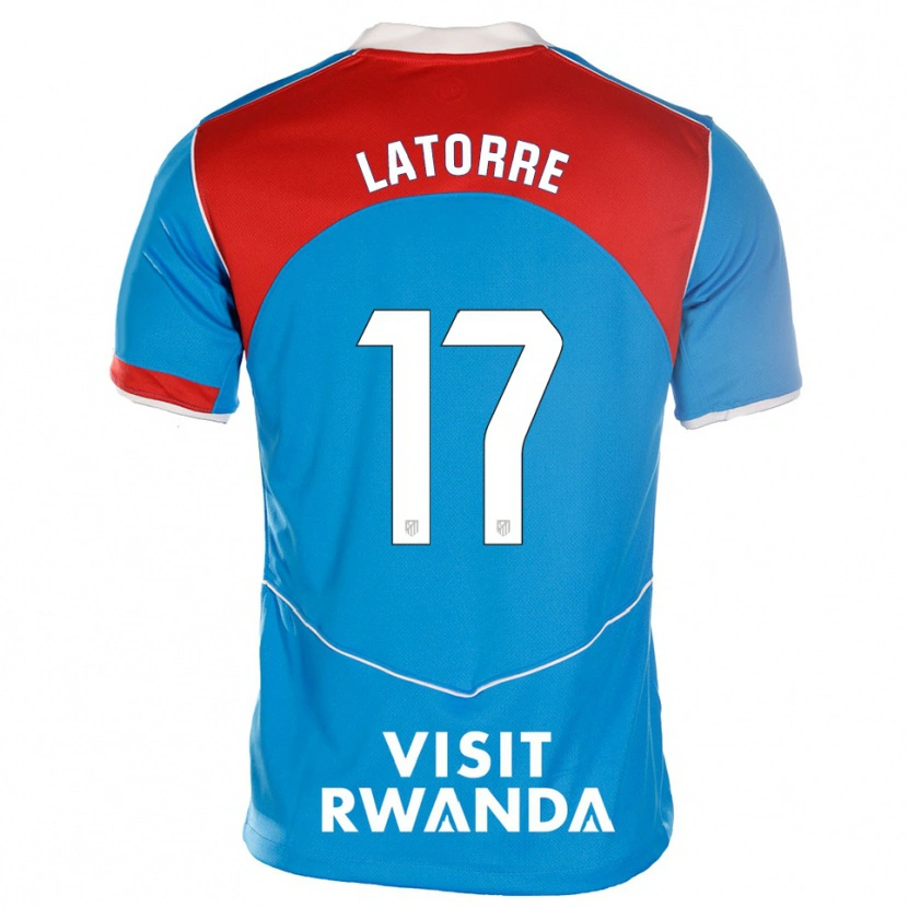 Danxen Kid Barbara Latorre #17 Blue White Third Jersey 2025/26 T-Shirt