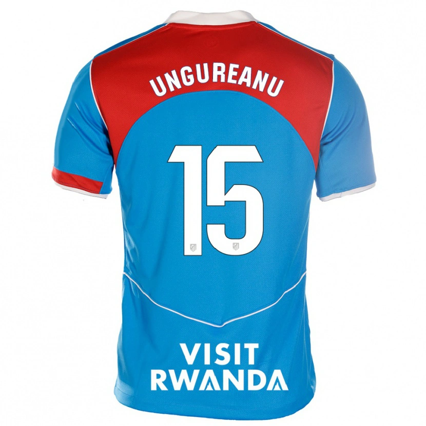 Danxen Kid Bogdan Ungureanu #15 Blue White Third Jersey 2025/26 T-Shirt