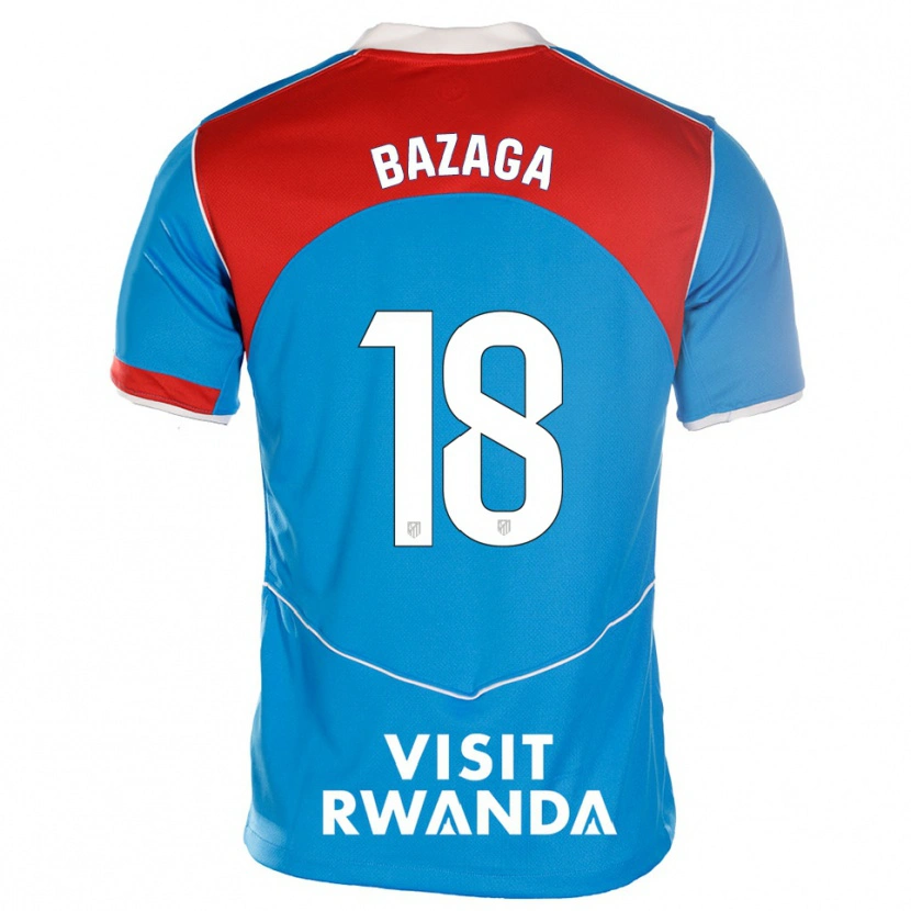 Danxen Kid Óscar Bazaga #18 Blue White Third Jersey 2025/26 T-Shirt