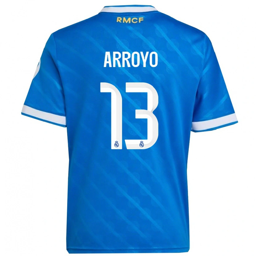 Danxen Kid Diego Arroyo #13 Blue  White Third Jersey 2025/26 T-Shirt