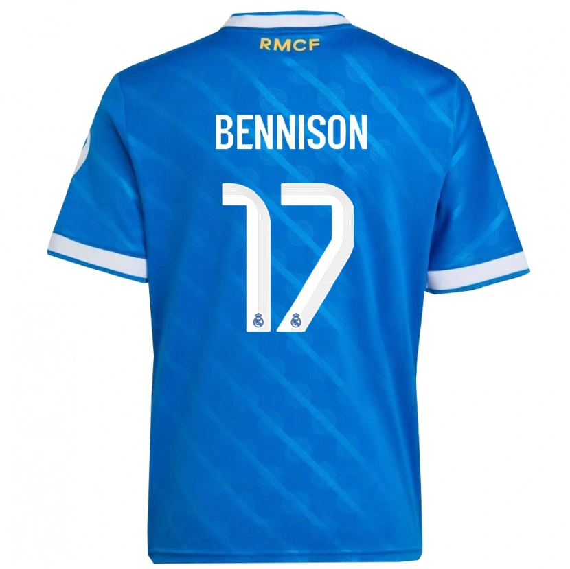 Danxen Kid Hanna Bennison #17 Blue  White Third Jersey 2025/26 T-Shirt