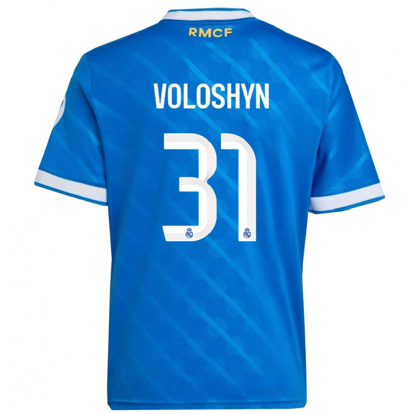 Danxen Kid Ilya Voloshyn #31 Blue  White Third Jersey 2025/26 T-Shirt