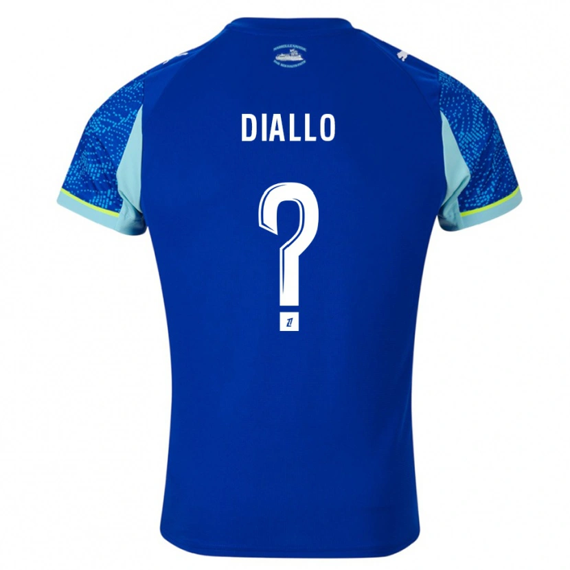 Danxen Kid Mouhamed Diallo #0 Sky Blue White Third Jersey 2025/26 T-Shirt
