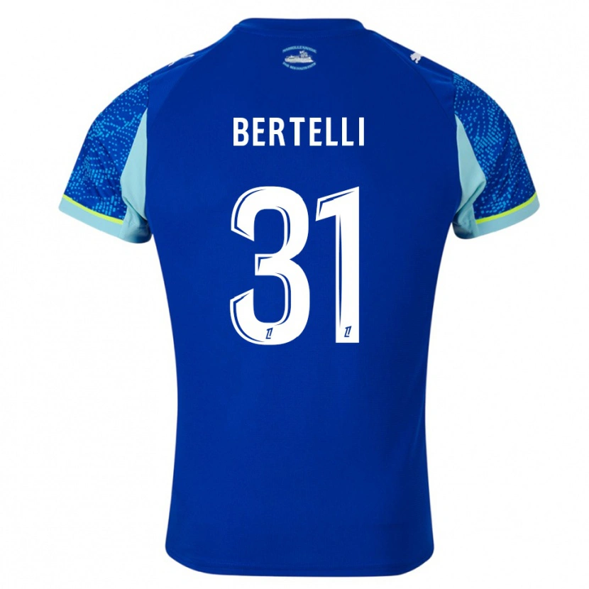 Danxen Kid Ugo Bertelli #31 Sky Blue White Third Jersey 2025/26 T-Shirt