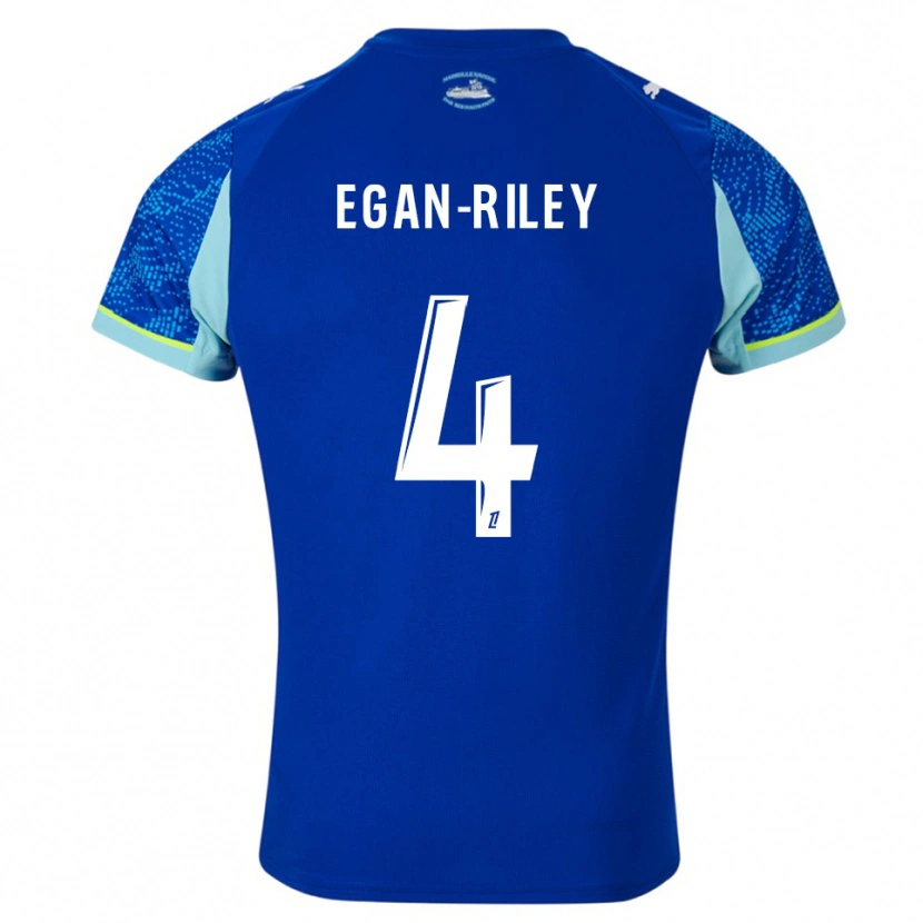 Danxen Kid Cj Egan-Riley #4 Sky Blue White Third Jersey 2025/26 T-Shirt