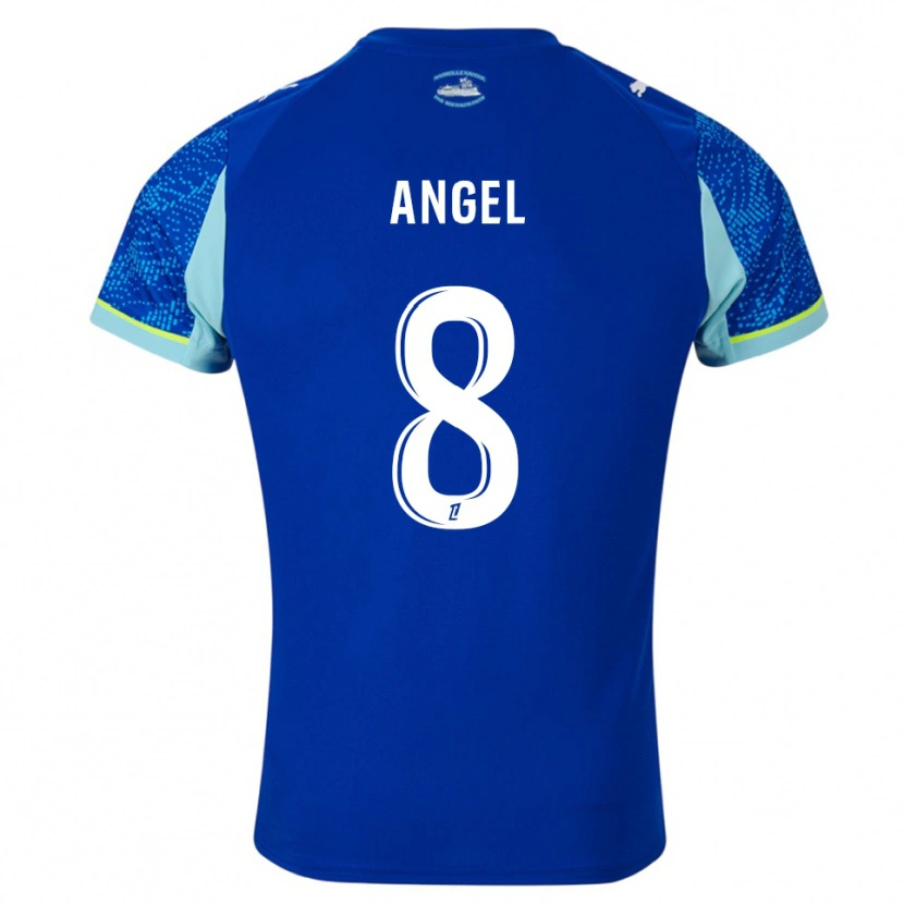 Danxen Kid Angel Gomes #8 Sky Blue White Third Jersey 2025/26 T-Shirt