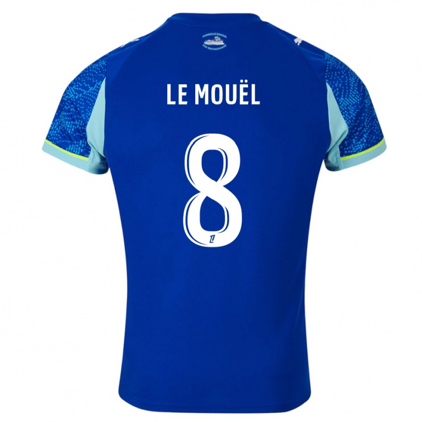 Danxen Kid Margaux Le Mouël #8 Sky Blue White Third Jersey 2025/26 T-Shirt