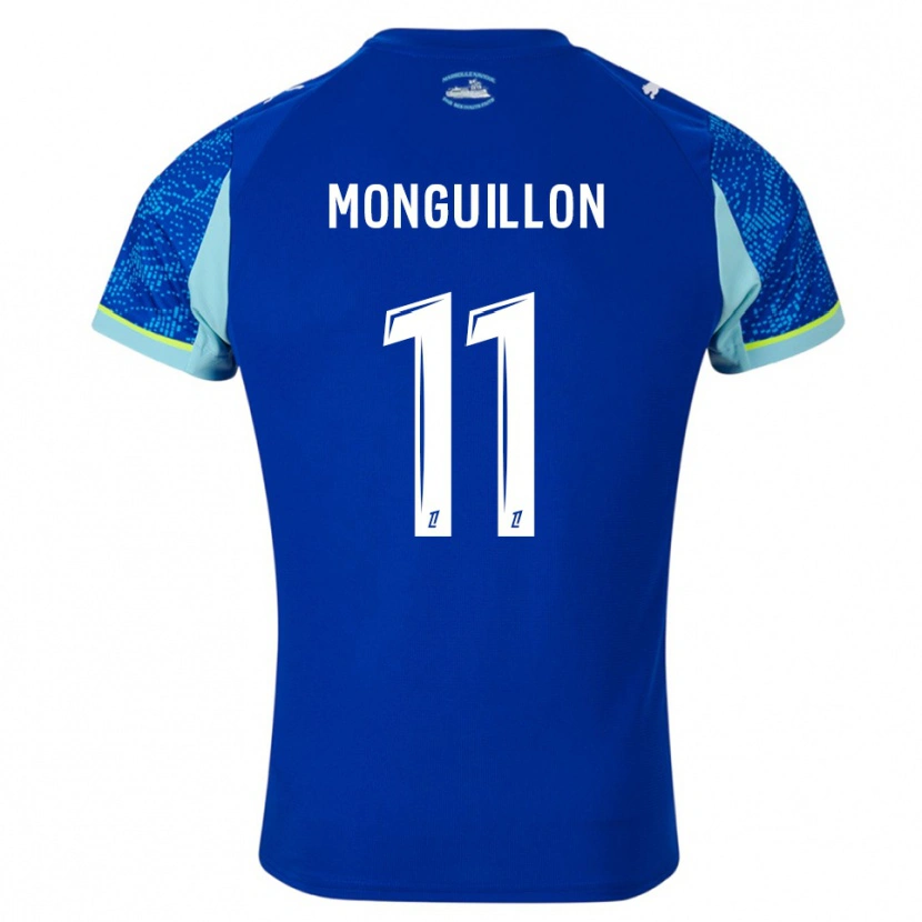 Danxen Kid Coralie Monguillon #11 Sky Blue White Third Jersey 2025/26 T-Shirt