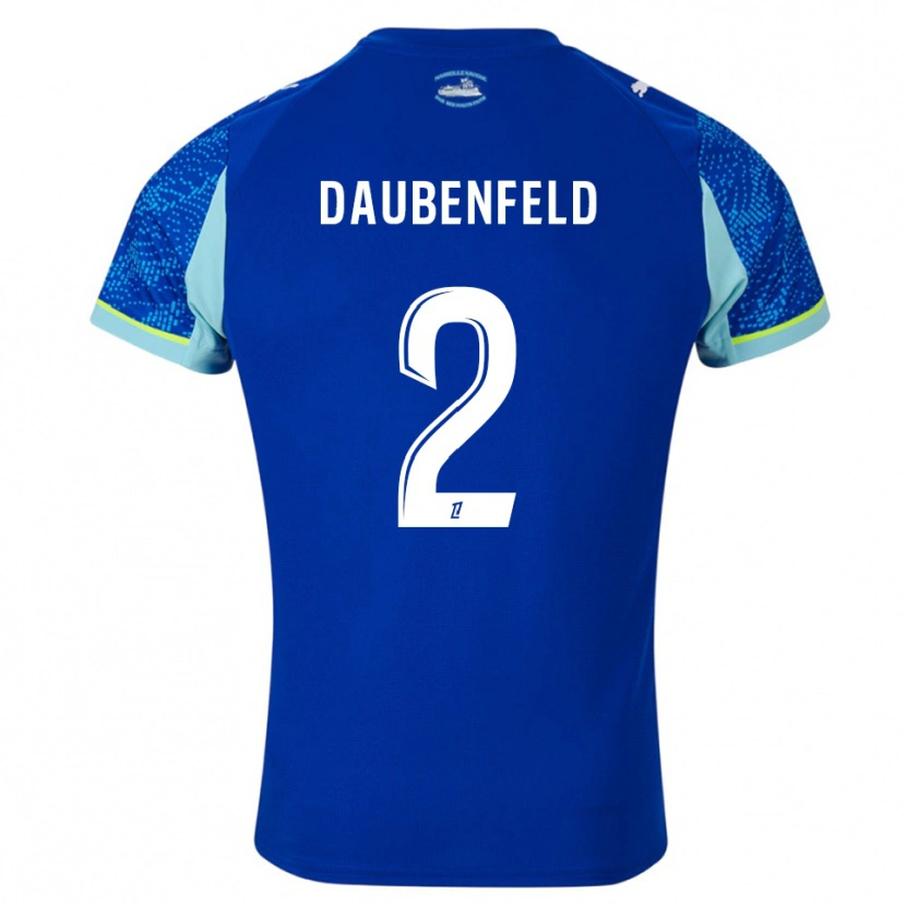 Danxen Kid Lucas Daubenfeld #2 Sky Blue White Third Jersey 2025/26 T-Shirt