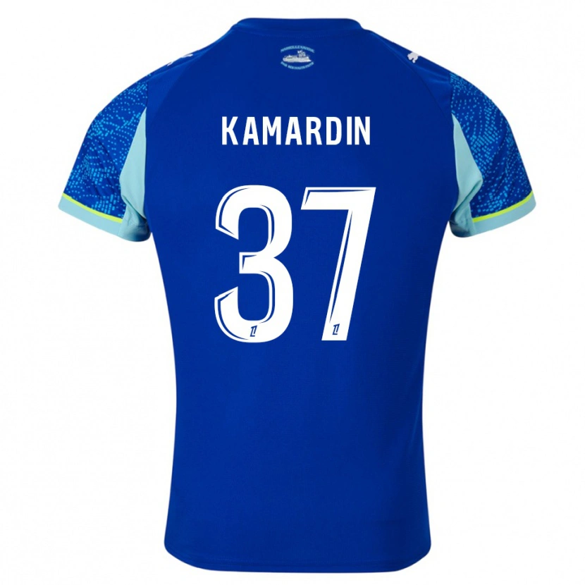 Danxen Kid Aaron Kamardin #37 Sky Blue White Third Jersey 2025/26 T-Shirt