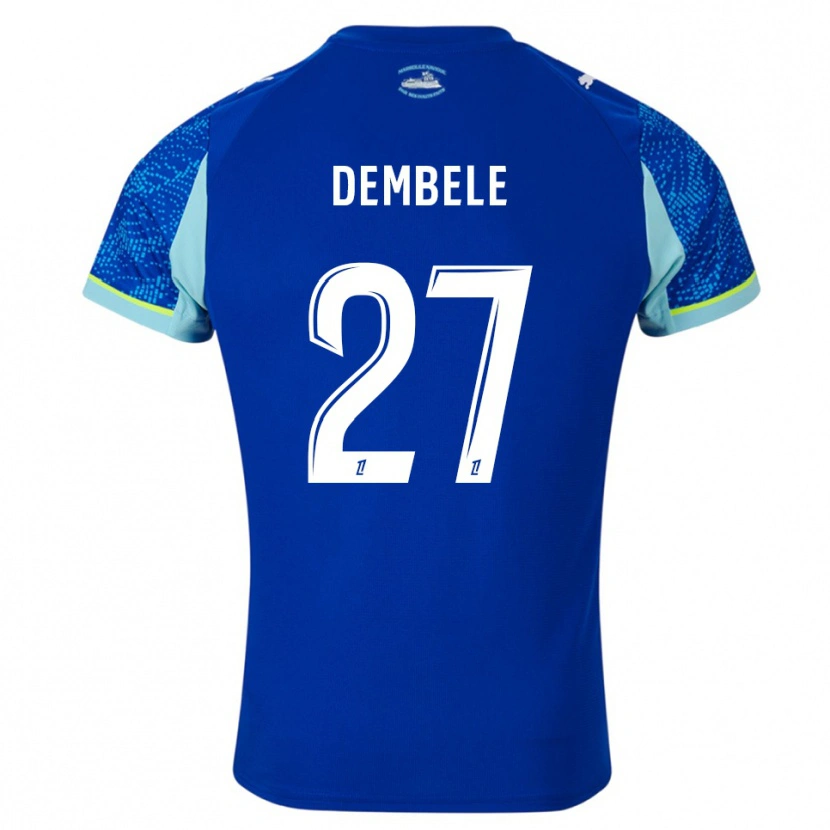 Danxen Kid Coumba Dembélé #27 Sky Blue White Third Jersey 2025/26 T-Shirt