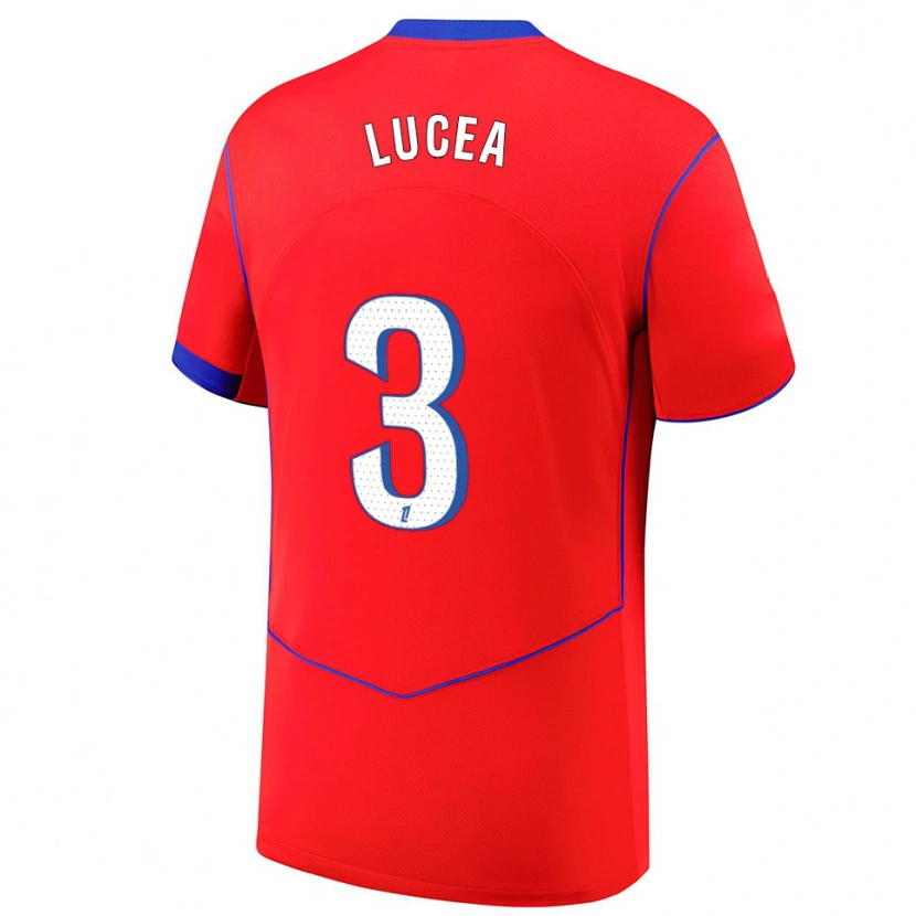 Danxen Kid Dimitri Lucea #3 Red Blue White Third Jersey 2025/26 T-Shirt