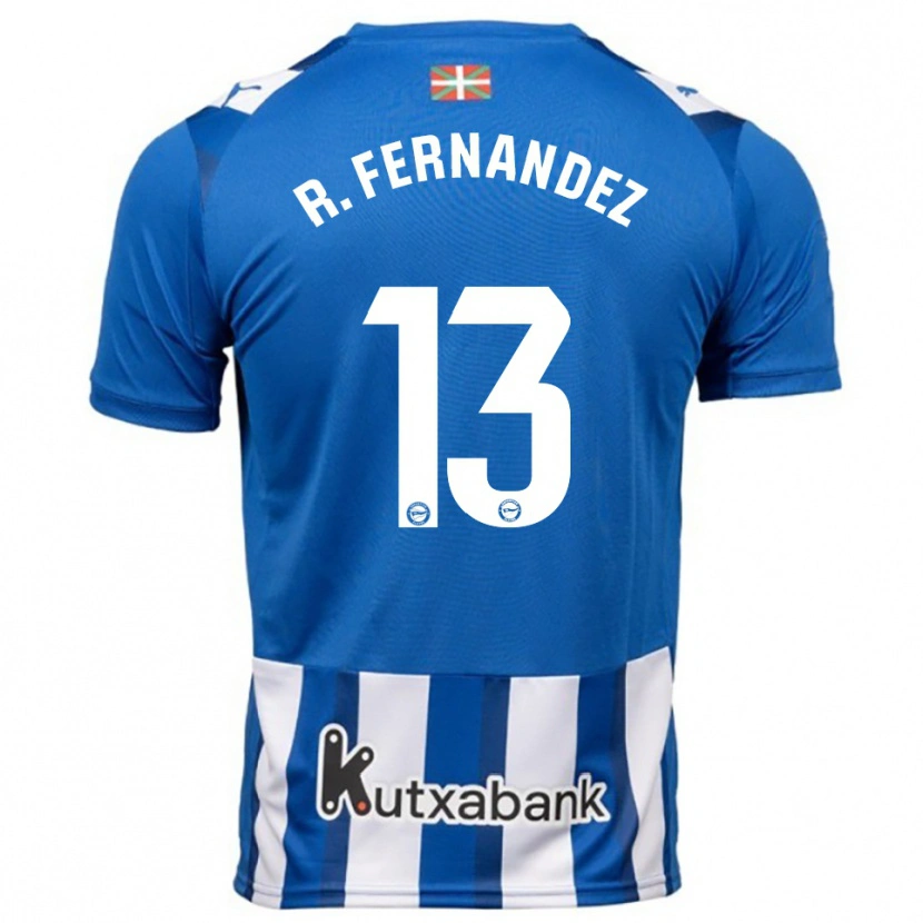 Danxen Men Raúl Fernández #13 Blue White Home Jersey 2025/26 T-Shirt
