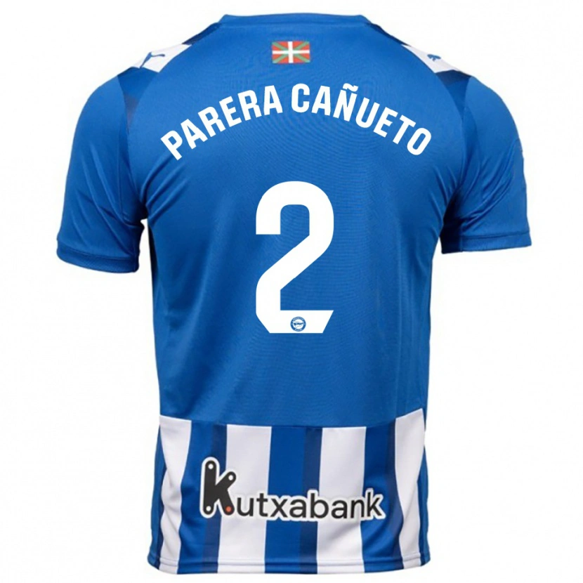 Danxen Men Laia Parera Cañueto #2 Blue White Home Jersey 2025/26 T-Shirt