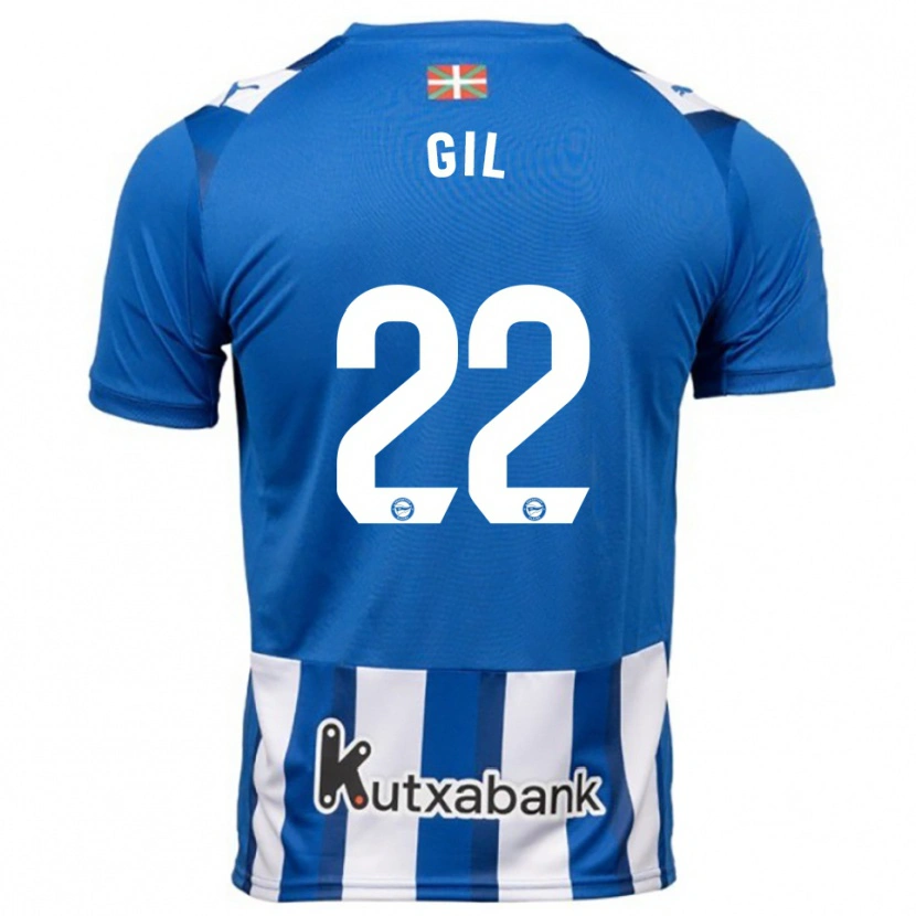 Danxen Men Raquel Gil #22 Blue White Home Jersey 2025/26 T-Shirt