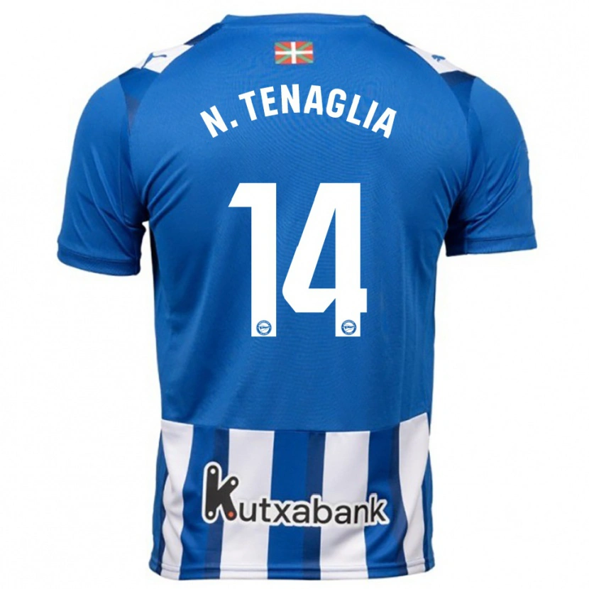 Danxen Men Nahuel Tenaglia #14 Blue White Home Jersey 2025/26 T-Shirt