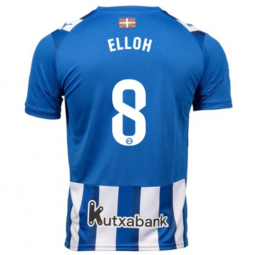Danxen Men Rebecca Elloh #8 Blue White Home Jersey 2025/26 T-Shirt