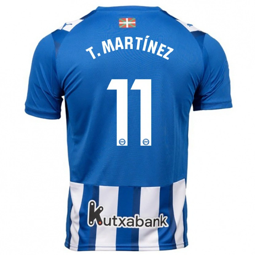 Danxen Men Toni Martínez #11 Blue White Home Jersey 2025/26 T-Shirt