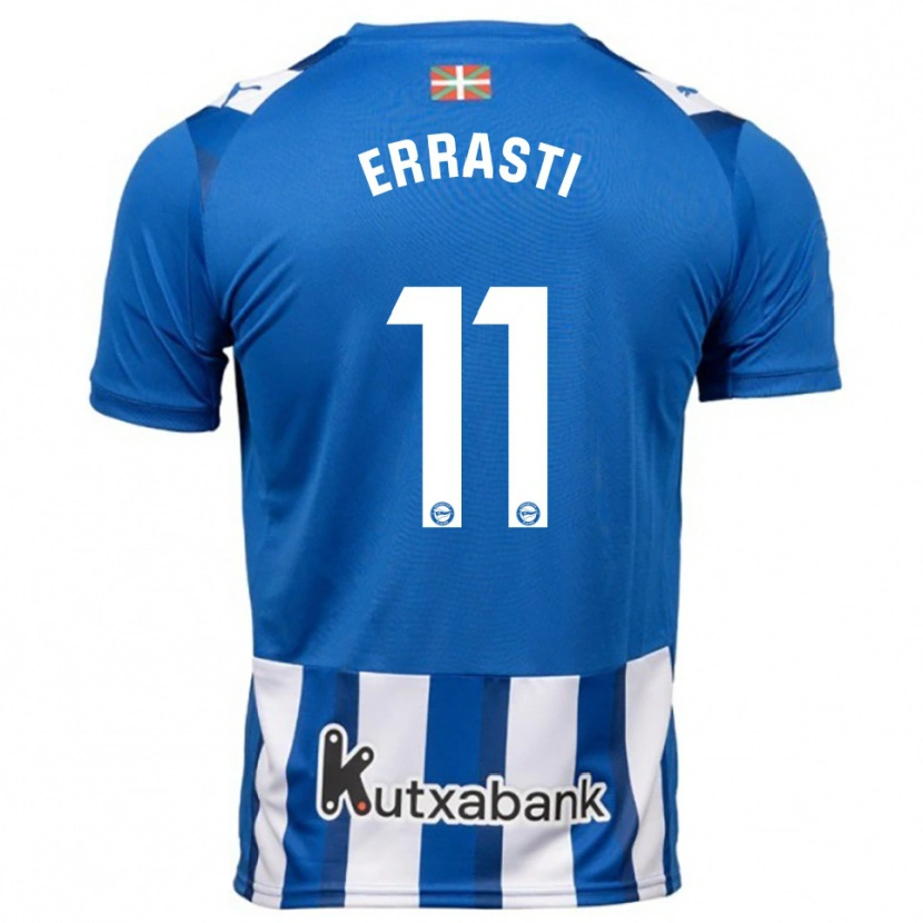 Danxen Men Elene Errasti #11 Blue White Home Jersey 2025/26 T-Shirt