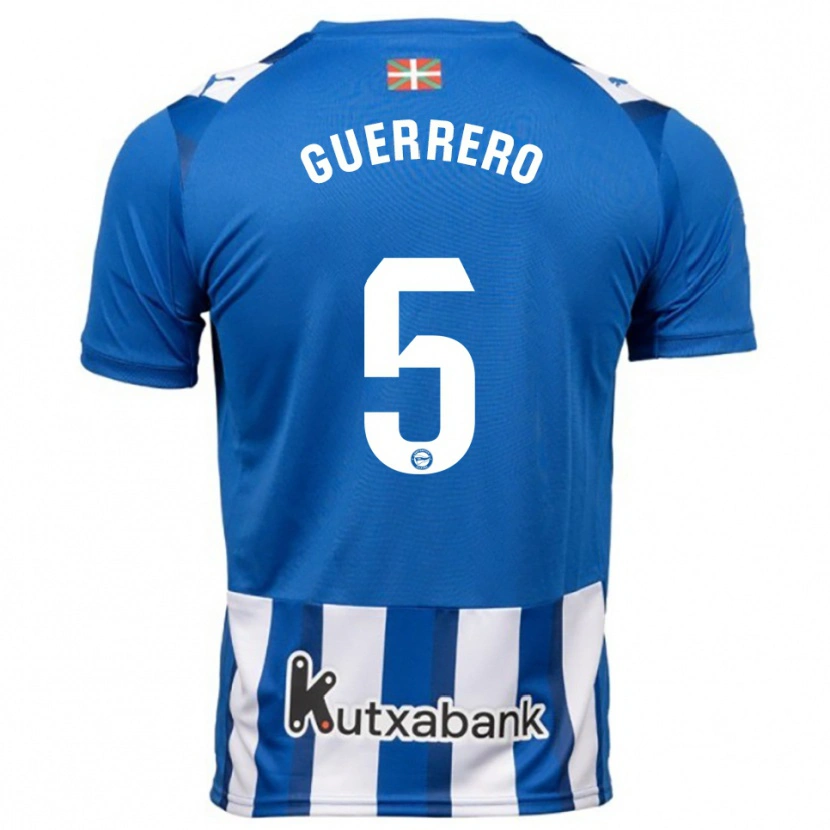 Danxen Men Ángel Guerrero #5 Blue White Home Jersey 2025/26 T-Shirt