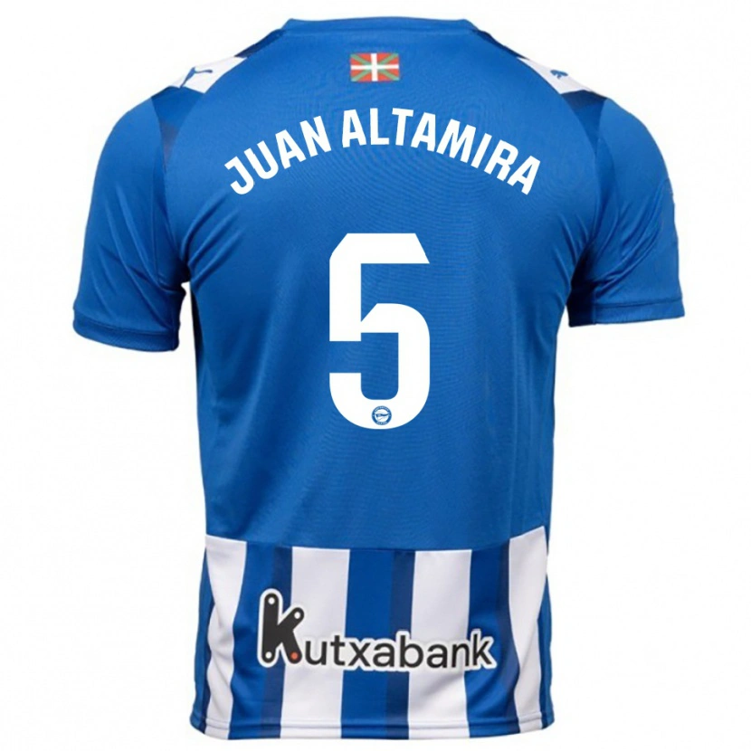 Danxen Men Ines Juan Altamira #5 Blue White Home Jersey 2025/26 T-Shirt