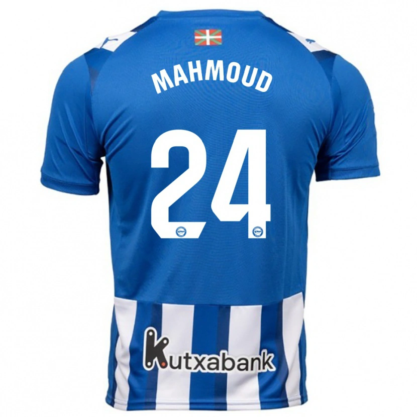 Danxen Men Abdallahi Mahmoud #24 Blue White Home Jersey 2025/26 T-Shirt