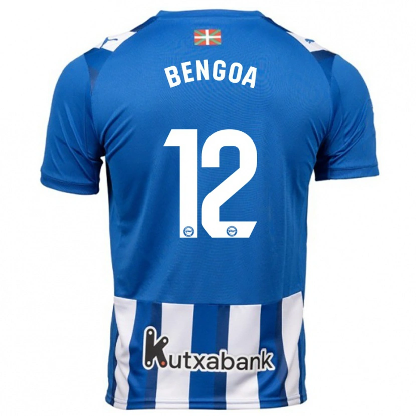 Danxen Men Nerea Bengoa #12 Blue White Home Jersey 2025/26 T-Shirt