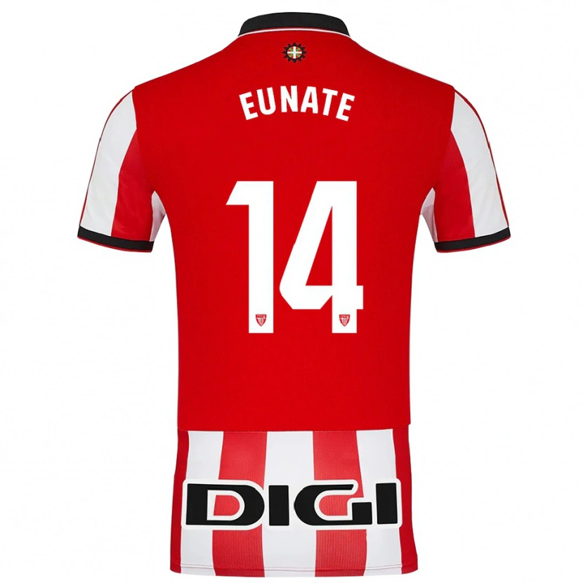 Danxen Men Eunate Arraiza Otazu #14 Red White Home Jersey 2025/26 T-Shirt
