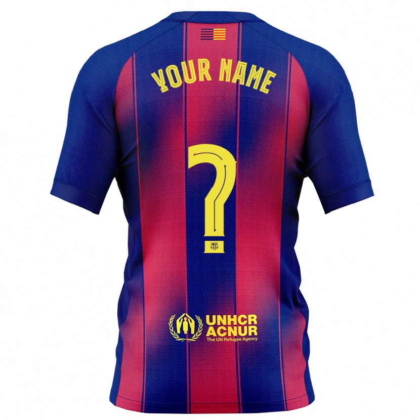 Danxen Men Your Name #0 Blue Red Home Jersey 2025/26 T-Shirt