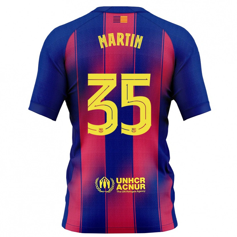 Danxen Men Gerard Martín #35 Blue Red Home Jersey 2025/26 T-Shirt