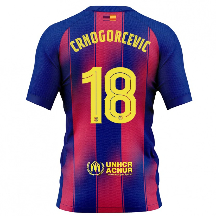 Danxen Men Ana-Maria Crnogorcevic #18 Blue Red Home Jersey 2025/26 T-Shirt