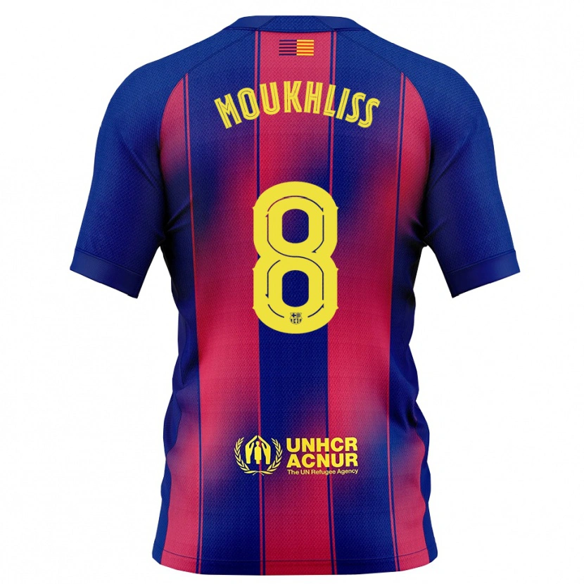 Danxen Men Moha Moukhliss #8 Blue Red Home Jersey 2025/26 T-Shirt