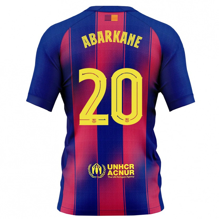 Danxen Men Ahmed Abarkane #20 Blue Red Home Jersey 2025/26 T-Shirt