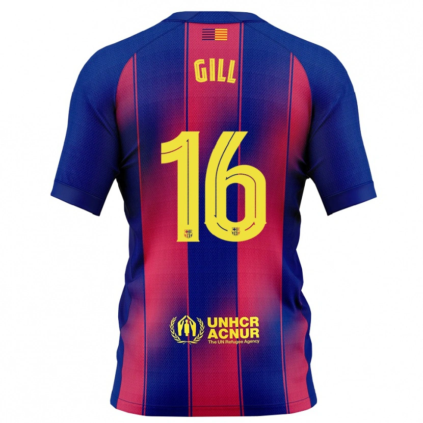 Danxen Men Adrian Gill #16 Blue Red Home Jersey 2025/26 T-Shirt