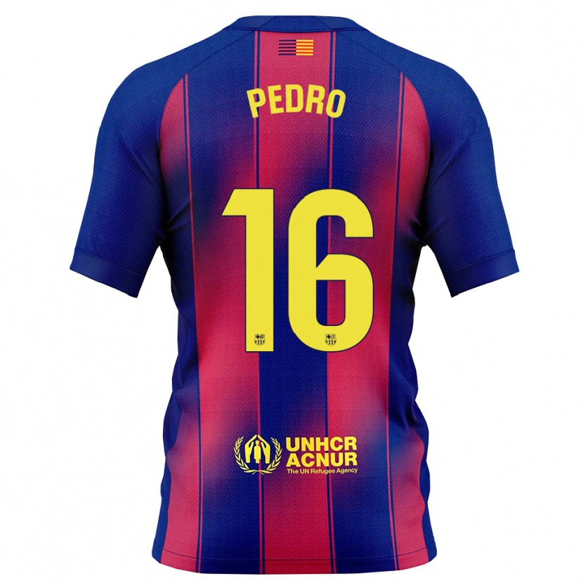 Danxen Men Pedro Rodríguez #16 Blue Red Home Jersey 2025/26 T-Shirt