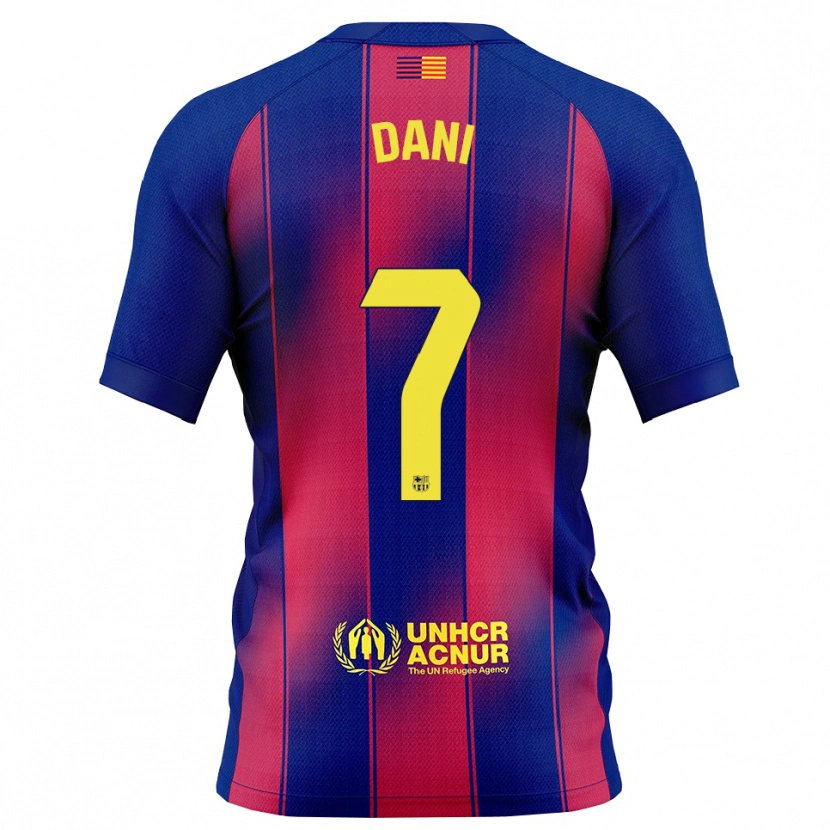 Danxen Men Dani Rodríguez #7 Blue Red Home Jersey 2025/26 T-Shirt