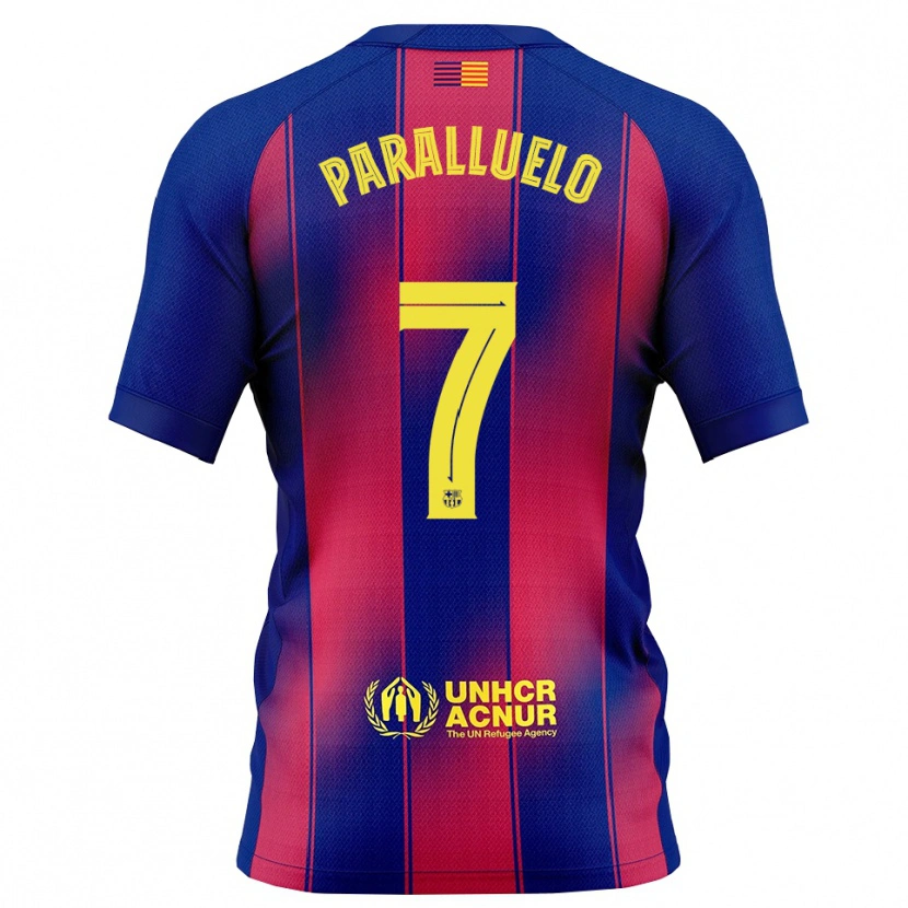 Danxen Men Salma Paralluelo #7 Blue Red Home Jersey 2025/26 T-Shirt