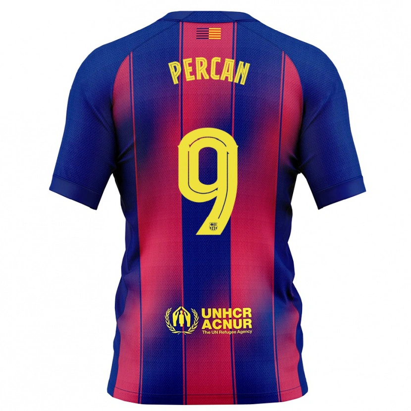 Danxen Men Diego Percan #9 Blue Red Home Jersey 2025/26 T-Shirt