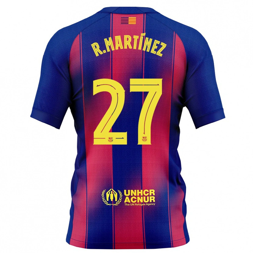 Danxen Men Roger Martínez #27 Blue Red Home Jersey 2025/26 T-Shirt