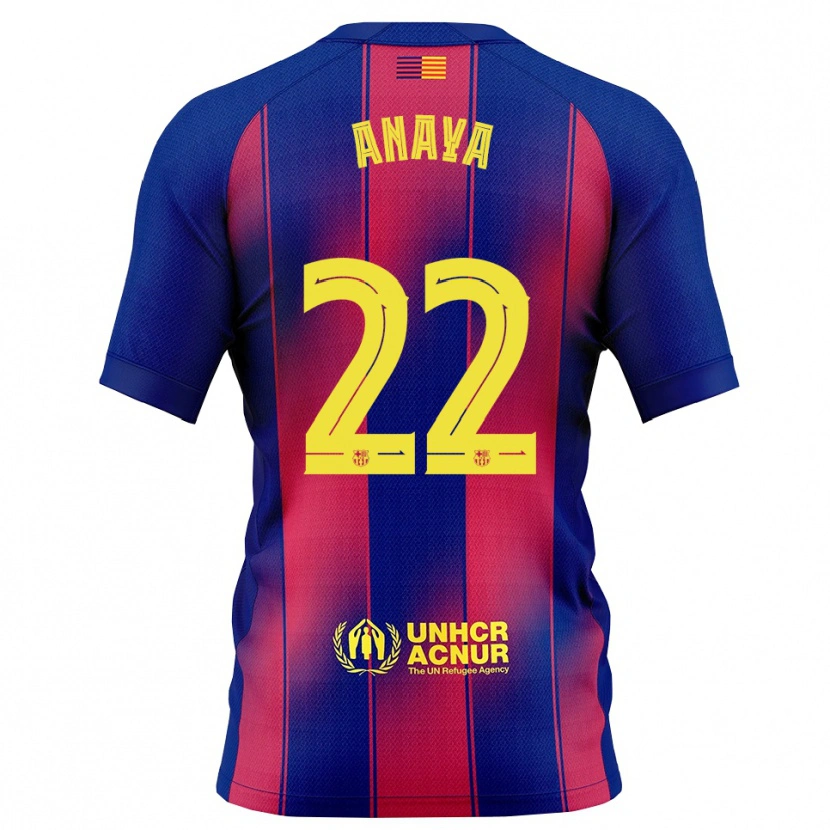 Danxen Men Joan Anaya #22 Blue Red Home Jersey 2025/26 T-Shirt