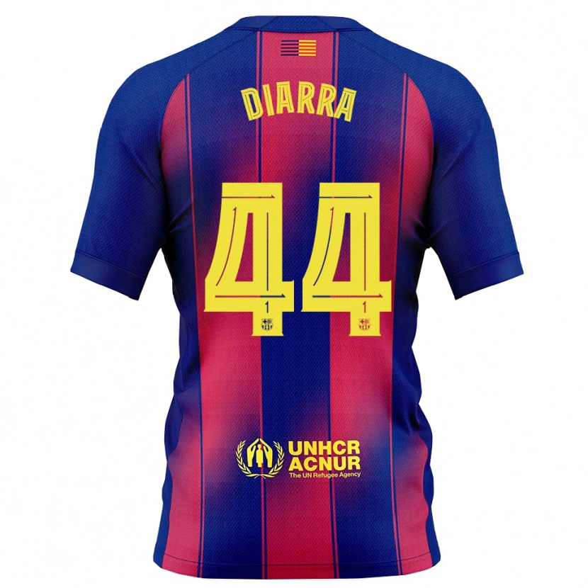 Danxen Men Ibrahim Diarra #44 Blue Red Home Jersey 2025/26 T-Shirt