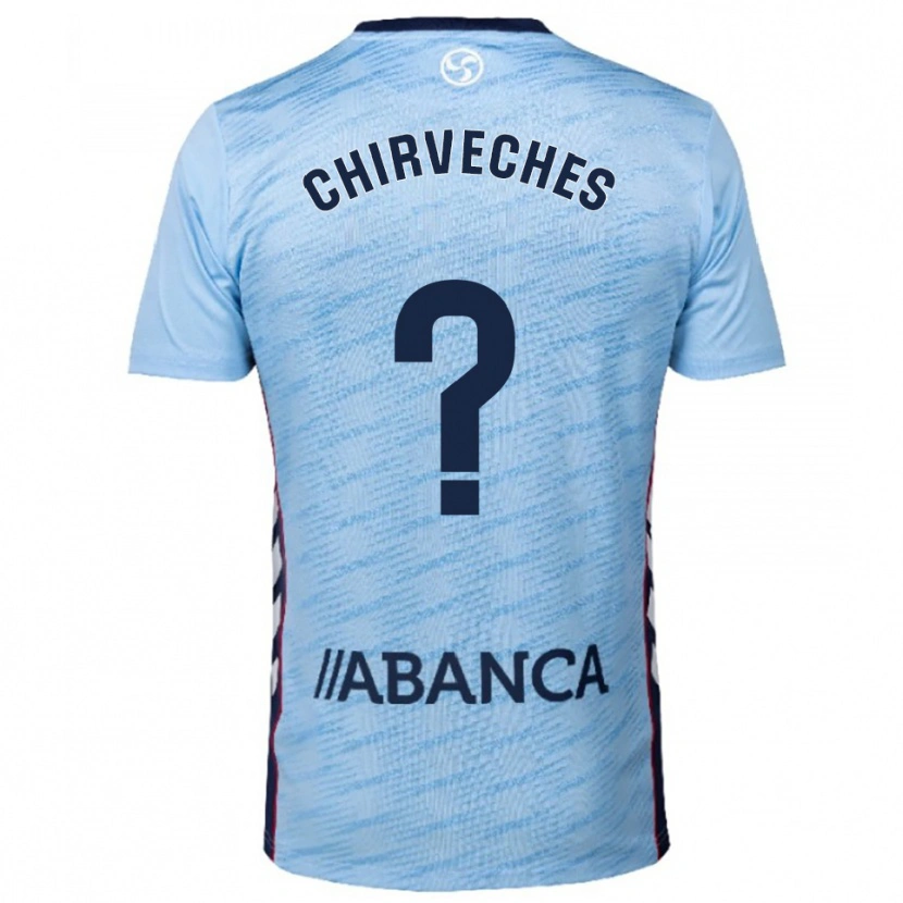 Danxen Men Raúl Chirveches #0 Sky Blue Red Home Jersey 2025/26 T-Shirt