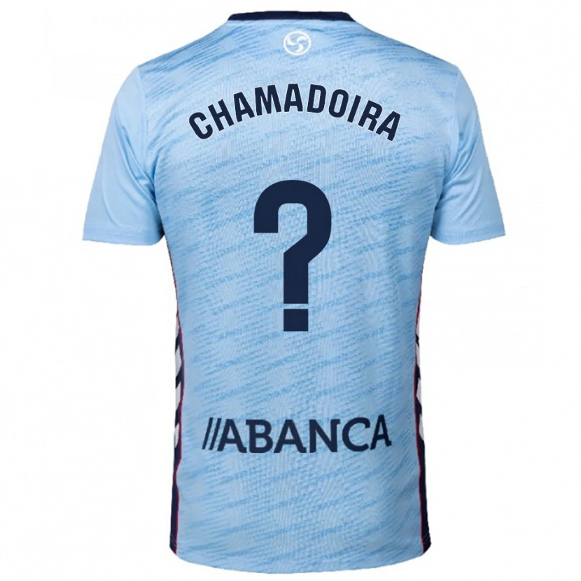 Danxen Men Hugo Chamadoira #0 Sky Blue Red Home Jersey 2025/26 T-Shirt