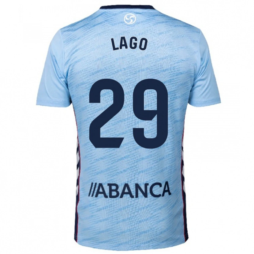 Danxen Men Yoel Lago #29 Sky Blue Red Home Jersey 2025/26 T-Shirt