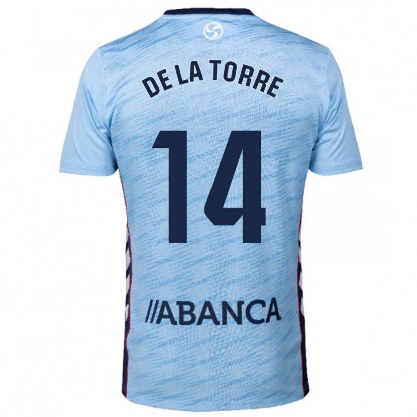 Danxen Men Luca De La Torre #14 Sky Blue Red Home Jersey 2025/26 T-Shirt
