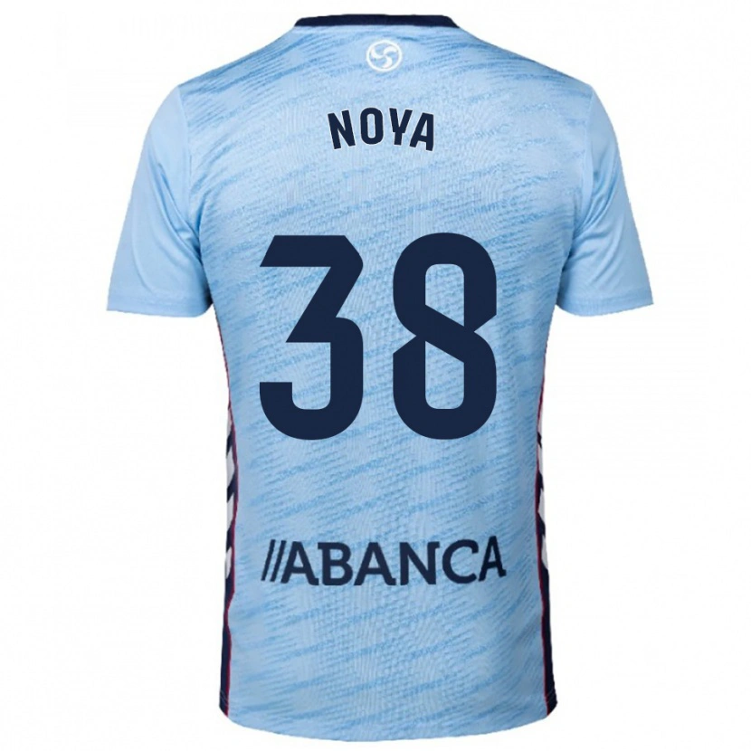 Danxen Men Dani Noya #38 Sky Blue Red Home Jersey 2025/26 T-Shirt