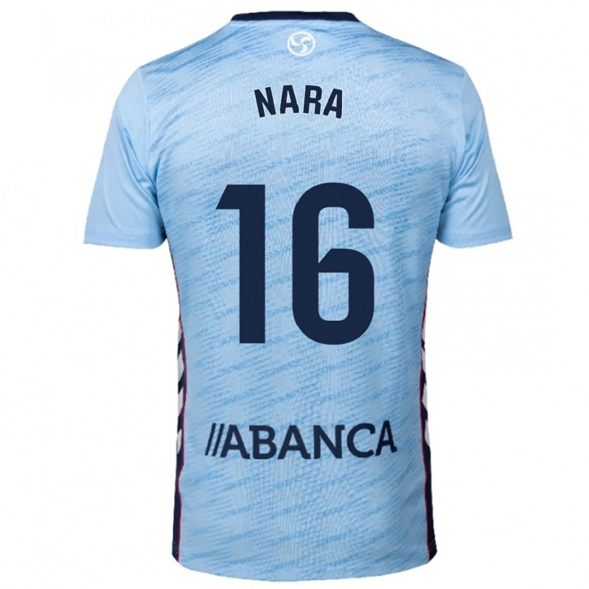 Danxen Men Nara Fernández #16 Sky Blue Red Home Jersey 2025/26 T-Shirt