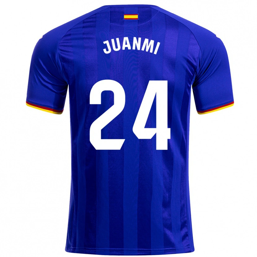 Danxen Men Juanmi #24 Blue Red Yellow Home Jersey 2025/26 T-Shirt