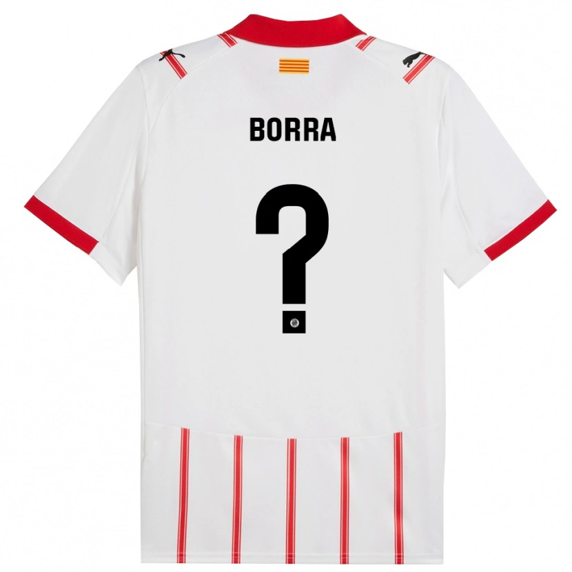 Danxen Men Biel Borra #0 White Red Home Jersey 2025/26 T-Shirt