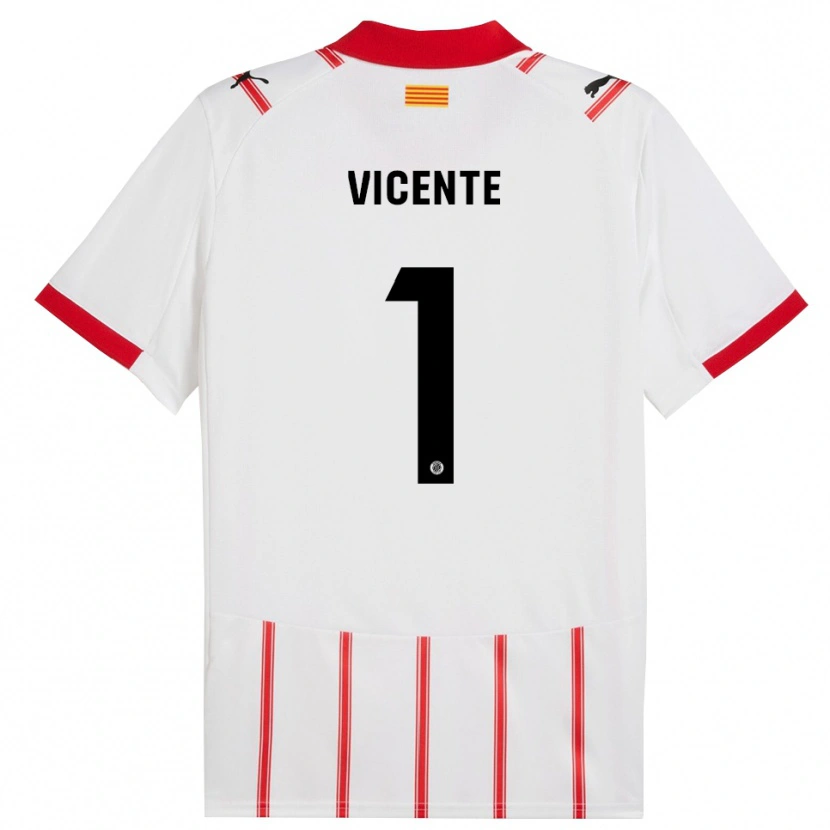 Danxen Men Diego Vicente #1 White Red Home Jersey 2025/26 T-Shirt